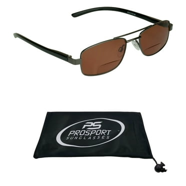 proSPORT Aviator Bifocal HD Blue Blocking Reader HD Vision Men Women Gunmetal Sunglasses