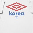 thumbnail image 2 of Umbro Mens Korea Republic Diamond Logo T Shirt (White, S-XXXL), 2 of 4