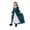 Dark Green, variant on Girls Medieval Cos_Tume Dress Long Sleeve Elegant Princess Gown Halloween Party Formal Dress Up Outfit Kids Wear