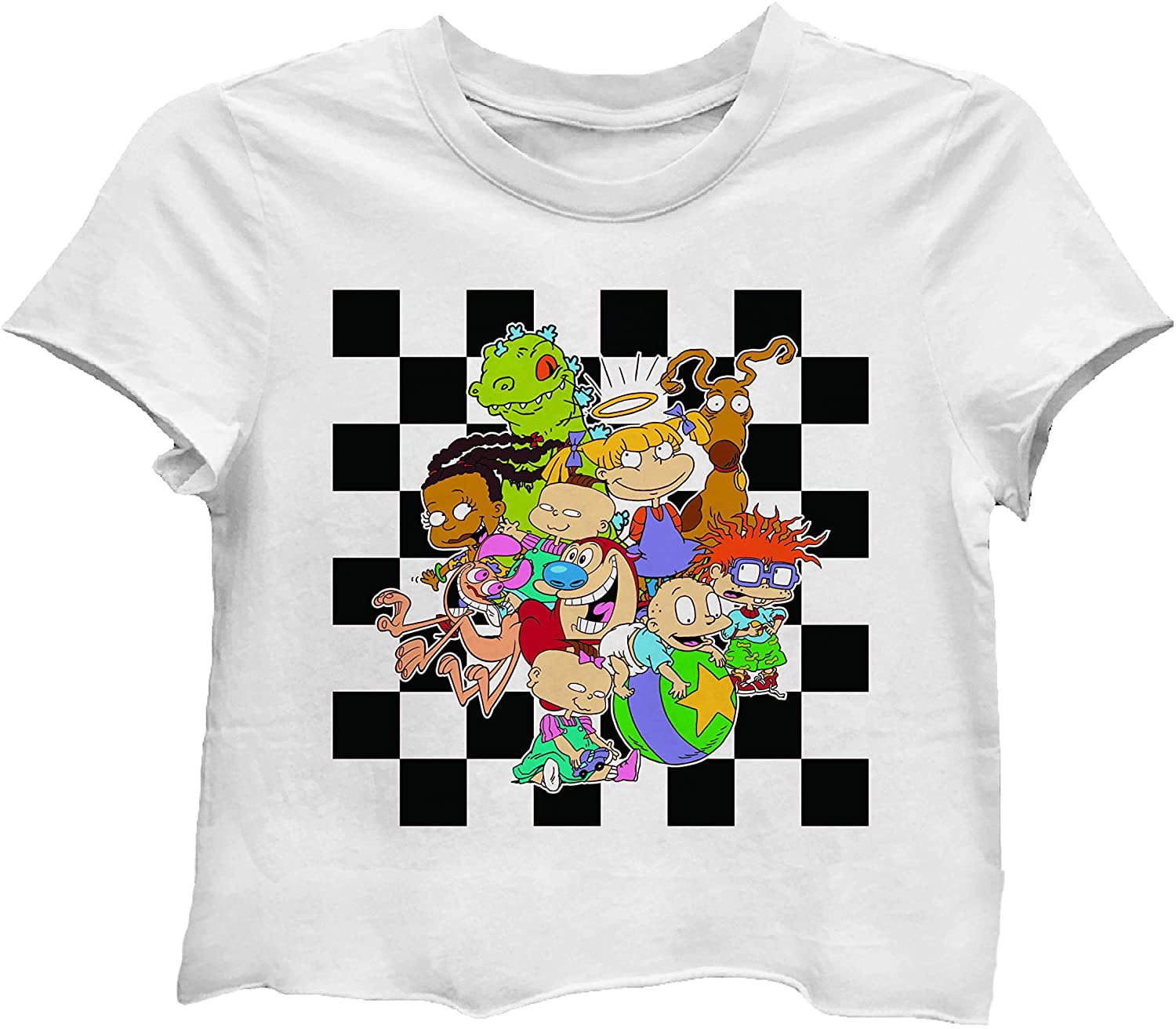 Men Rugrats Chuckie Finster Tommy Pickles Funny White T-Shirt S-6XL Shirts