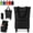Black, variant on 2-in-1 Foldable Shopping Cart with Wheels, Rolling Grocery Bag, Collapsible Shopping Tote with Adjustable Handle, Large Capacity Reusable for Travel