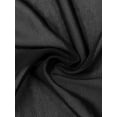 thumbnail image 5 of INSPIRE CHIC Women's Asymmetrical High Waisted Ruched Flowy Mesh Midi Skirts XS Black, 5 of 6