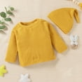 thumbnail image 6 of HCNTES Toddler Baby Girl Clothes 1T 2T 3T 4T 6T Fall Winter Outfits Contrast Color Long Sleeve Sweatshirt + Pants Sets, 6 of 7