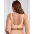 thumbnail image 7 of DEMOTIME Womens Bras No Underwire Soft Light Support Bras Seamless Everyday Bras Beige 2XL, 7 of 7