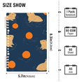 thumbnail image 2 of FORMRS 1-Subject Spiral Notebook 8" x 5" College Ruled 60 Refillable Sheet A5 Hard Cover, 2 Pack, Blue Capybaras, 2 of 7