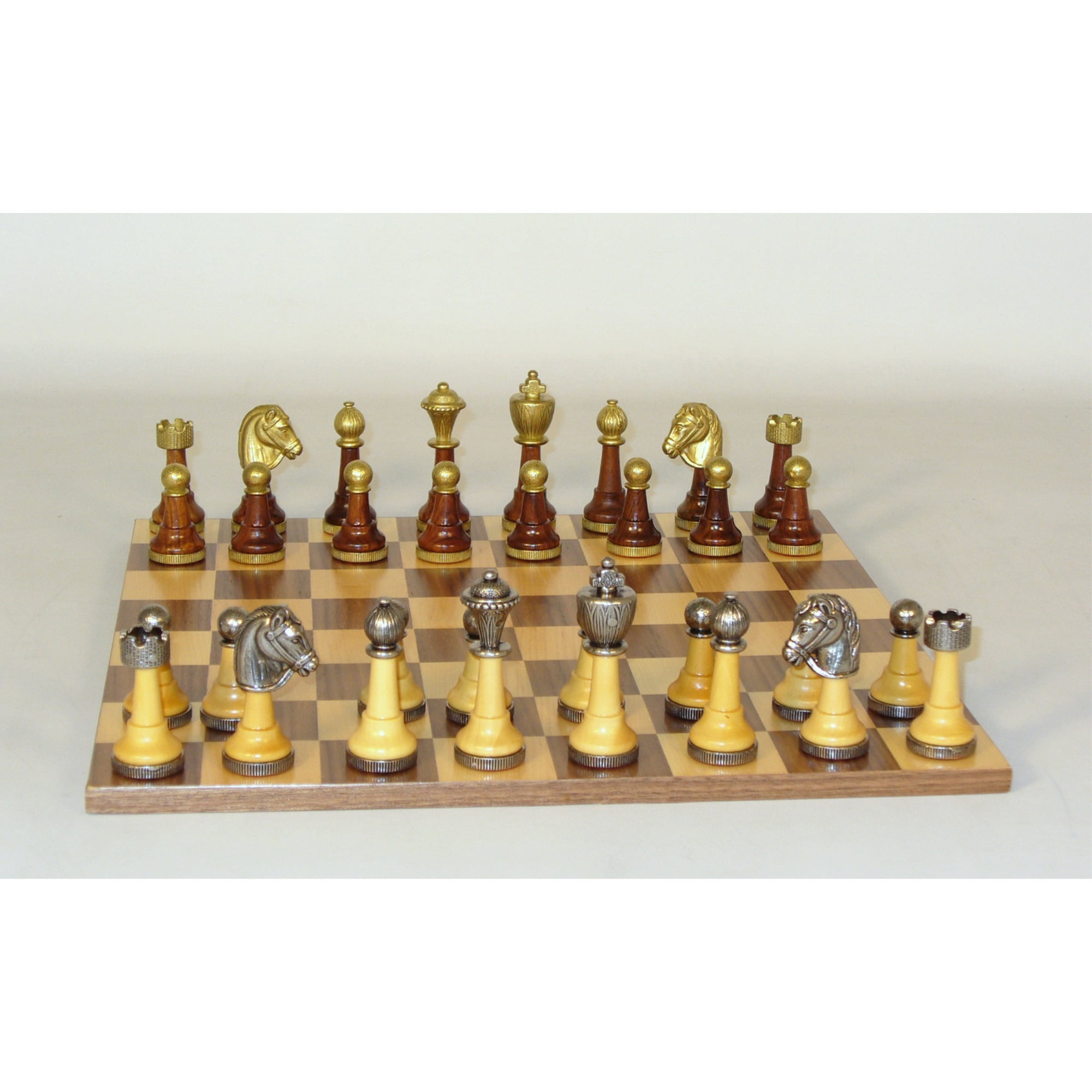 Worldwise Wood & Metal Chess Set