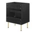 thumbnail image 4 of Vanity Cabinet (Sink not included), Black, Wood, Hotel Bedroom Bathroom, Modern Contemporary HB36368, 4 of 10
