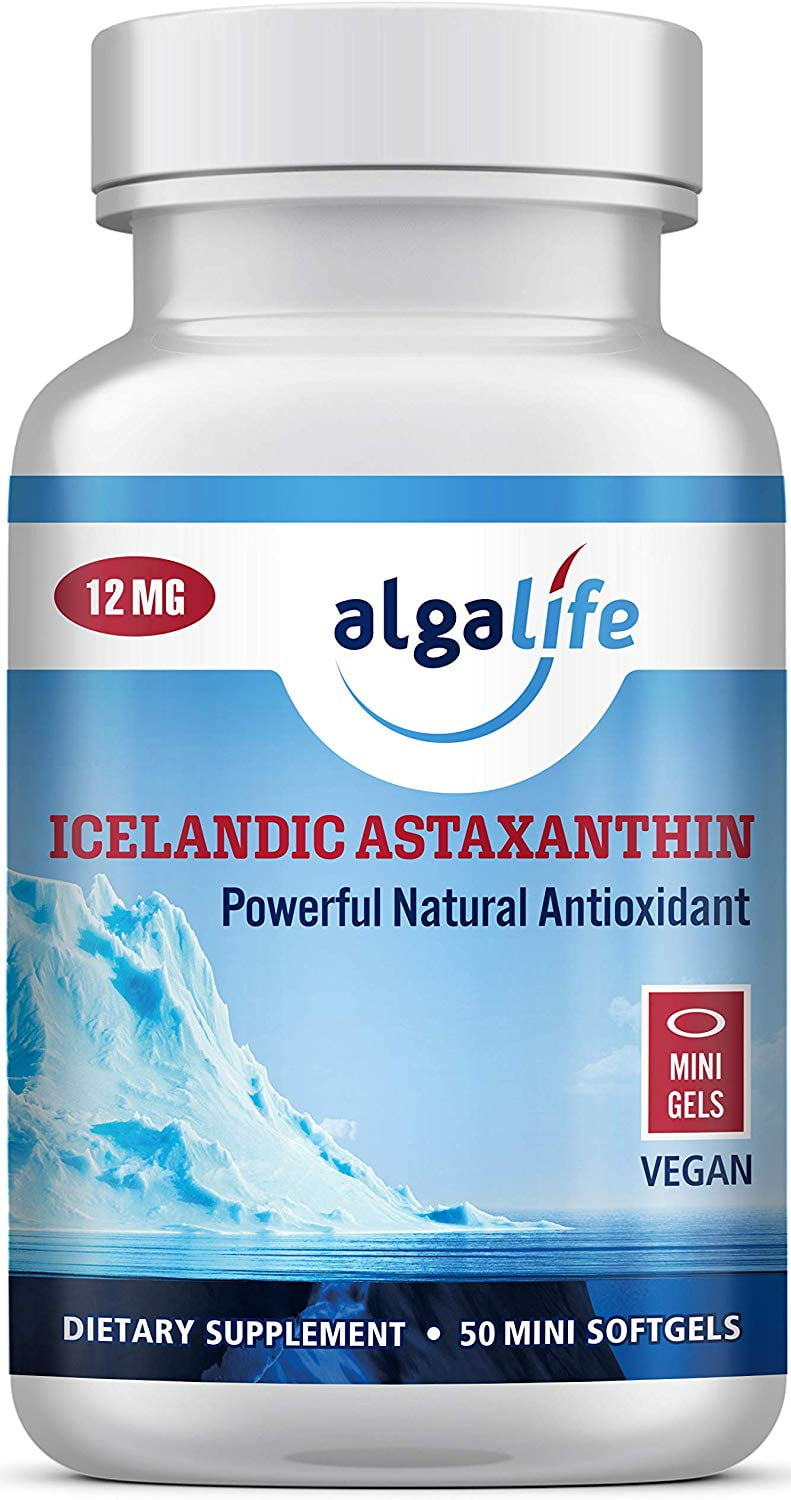 Buy ALGALIFE Icelandic Astaxanthin Vegan 12 mg 50 CAPSULE Online at