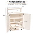 thumbnail image 6 of Crafit 5 Tiers Large Craft Table Circut Cabinet with 5 Tiers Paper Storage and 16 Vinyl Roll Holder, 6 of 7