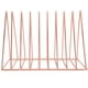 thumbnail image 1 of Triangle Book Shelf Metal Rose Gold Desk Books File Storage Rack Desktop Bookshelf, 1 of 5