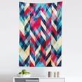 thumbnail image 1 of Chevron Tapestry, Zigzag Pattern Downward Parallel Lines Hipster Bohemian Style Grunge Illustration, Fabric Wall Hanging Decor for Bedroom Living Room Dorm, 5 Sizes, Multicolor, by Ambesonne, 1 of 1