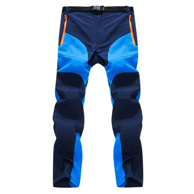 Hombres Casual Deportes al aire libre Patchwork Humedad Absorbe Pantalones de secado rápido Pantalones Pompotops oipoqjl23781