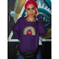 thumbnail image 2 of Simple Message Collection A. Sweatshirt Women -Victoria Barnes Designs, Female 4X-Large, 2 of 4