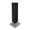 Black, variant on Azar Displays Four Sided Tower Pegboard, PVC Black, 8 x 40 in