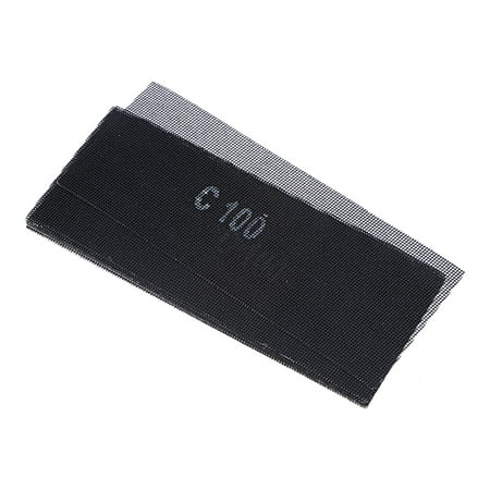 

10 Pack Mesh Sanding Sheets 100 Grits 4-1/2-inch x 11-inch Dust-Free Wet/Dry Polishing for Grinding Wood Metal