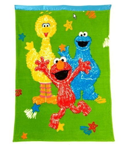 sesame street elmo blanket