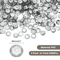 thumbnail image 2 of Uxcell Loose Sequins 2400Pcs Cup Embroidery Sequins for Crafts Sewing Gray, 2 of 6