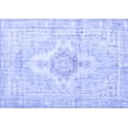 thumbnail image 1 of Ahgly Company Machine Washable Indoor Rectangle Persian Blue Bohemian Area Rugs, 7' x 9', 1 of 4