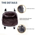 thumbnail image 4 of Signare Tapestry Black And White Luxor Convertible Top Handle Bag, 4 of 11