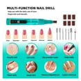 thumbnail image 6 of 35000RPM Electric Nail Drill Machine Cordless Rechargeable Nail Drill For Gel Polishing Nail Drill Pen Salon Nail Equipment ,Low Noise, 6 of 6