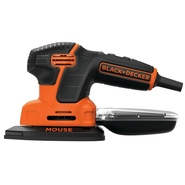 BLACK DECKER Hand Electric Mouse Detail Sander 1.2 Amp Small Size High Performance Walmart