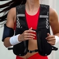 thumbnail image 5 of TELOLY Hydration Vest Reflective Hydration Phone Holder Chest Pack Lightweight Running Fanny Bag with 500ml Water Bottle Storage Pocket for Men and Women, 5 of 6