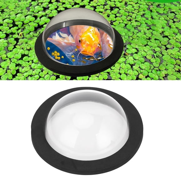 Cúpula Flotante de Estanques, Protector Solar A Prueba de Agua Pesco de Pescado Flotante Dome Ligero Transparente Reducir para jardín patio