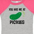 thumbnail image 4 of Inktastic You Had Me at Pickles Boys or Girls Baby Bodysuit, 4 of 5