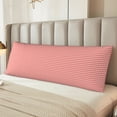 thumbnail image 4 of KLL Ultra Soft Microfiber Body Pillow Cover/Pillowcases 20"x54" with Hidden Zipper Closure-Houndstooth With Red And White, 4 of 5