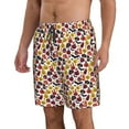 thumbnail image 2 of Naloa Halloween Pumpkin Men's Beach Shorts, Surfing shorts, Swim trunks, Quick Dry Swim Trunks for Surfing Beach Fun - 3X-Large, 2 of 9