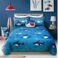 thumbnail image 1 of Safdie & Co. Quilt 3PC Set DQ Shark, 1 of 3