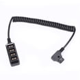 thumbnail image 2 of Adapter Splitter for Photography Power Male D Tap B Type Power Tap to 4 Port Female P Tap Hub Adapter Splitter, 2 of 8