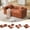Orange + Iron + Polyester + Upholstered + 2 Seat + Foam, variant on Modular  Sofa Bed for Apartment,Convertible Sofa Bed,Fixed-Shape Frame & Removable Armrests,Folding Mattress sofa for Small Spaces ,No Assembly ,Corduroy,Blue