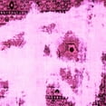 thumbnail image 1 of Ahgly Company Indoor Square Abstract Pink Modern Area Rugs, 7' Square, 1 of 4