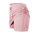 thumbnail image 3 of ABATAB Women's Athletic Skort Lightweight Tennis Middle Waist Skirt Drawastring Summer Comfy Golf Workout Running Sports Skorts, 3 of 6