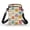 Brushstroke Cat Print, variant on Psesaysky Multi-Purpose Cell Phone Purse for Shop Casual Use, Polyester Portable Cell Phone Pouch, USA Baseball Stitch Theme