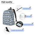 thumbnail image 3 of Disketp Police Car Mochila de Lona Estampada, Mochila Escolar de Viaje Ligera para Estudiantes y Portátil-Medium, 3 of 5