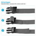 thumbnail image 4 of Unique Bargains Utility Strap with Buckle Quick Release Belt for Travel Bag Packing Gray, 4 of 5