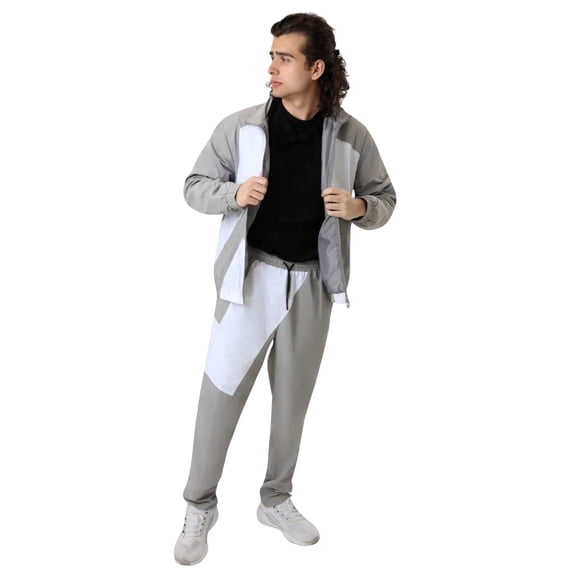StrongEnough Jackets for Men, Full Zip-Up Jacket, Color Block, Men's Lightweight Jackets, Stylish Casual Jackets for Men