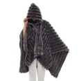 thumbnail image 4 of Frye Plush Faux Fur Wearable Throw – Ultra Soft, Warm, Cozy Wearable Blanket for Adults, Premium Winter Comfort, 4 of 7