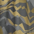 thumbnail image 4 of Designart 'Waves Pattern and Angled lines' Mid-Century Modern Curtain Panel, 4 of 5