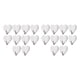 thumbnail image 3 of Toystoory 10 paquetes / lote Gancho en forma de corazón elegante y duradero: para cualquier configuración Ganchos de pared con gancho lindo en plata 2piezas, 3 of 6