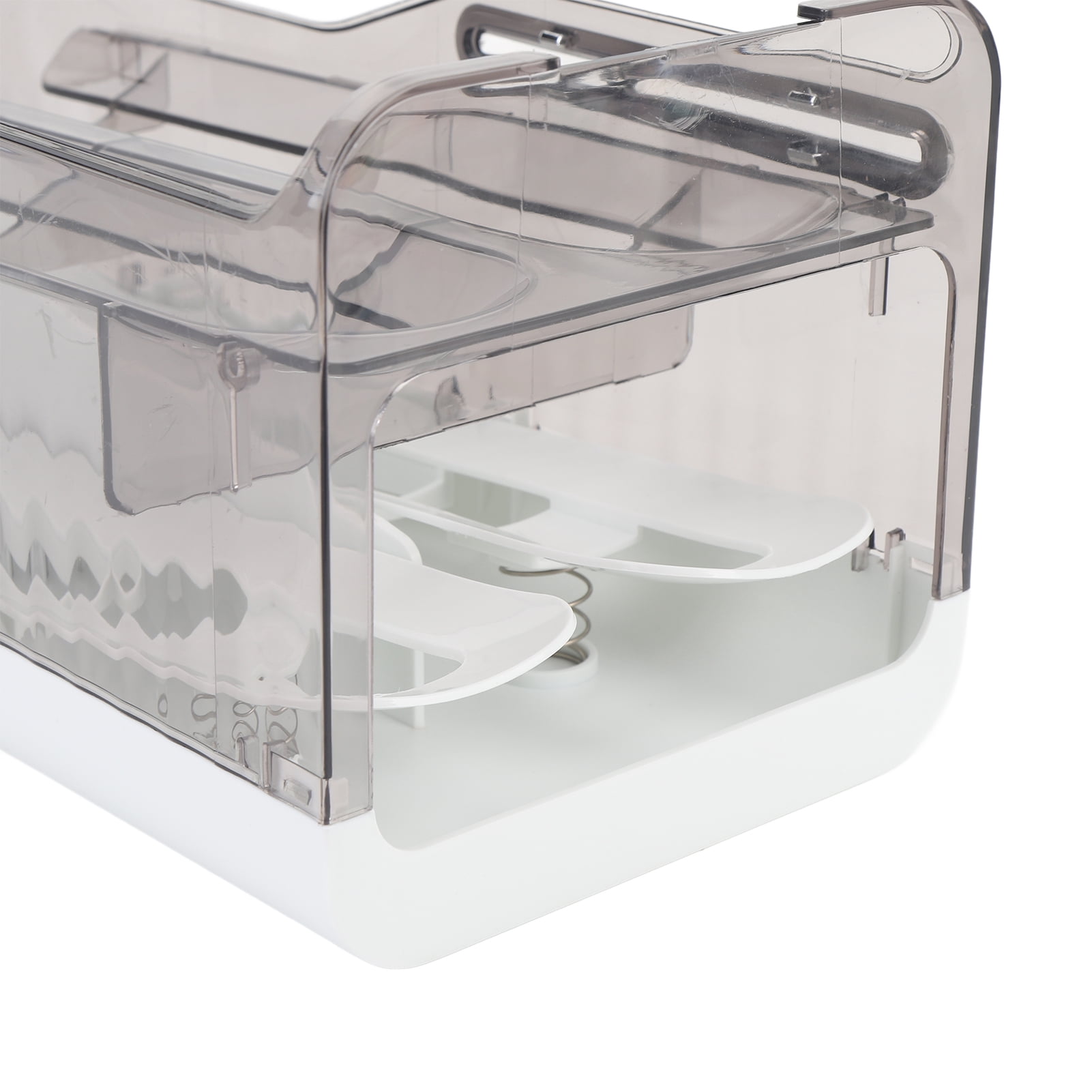 Egg Storage Container, Easy To Clean Saving Space Large Capacity Safe Egg Dispenser  For Refrigerator Side Door