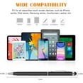 thumbnail image 6 of Antier Stylus Pens for Touch Screens, 10 Pack Stylus with Built-In Ballpoint Pen for iPad iPhone Tablets Samsung Galaxy All Universal Touch Screen Devices, 6 of 7