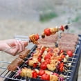 thumbnail image 4 of COMPUKAS 20Ud Pinchos De Acero Inoxidable Para Barbacoa Skewers Planos Antideslizantes Y Reutilizables, 4 of 8