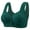 Green, variant on ,Women's Flower Front Closure Bras for Large Anti Sagging Lift Bra Full Coverage Wireless Bralettes Grey 44