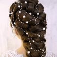thumbnail image 5 of Craft String Pearls, Faux Pearl Garland Spool Roll Strand Wedding Party Decoration (Christmas), 5 of 5