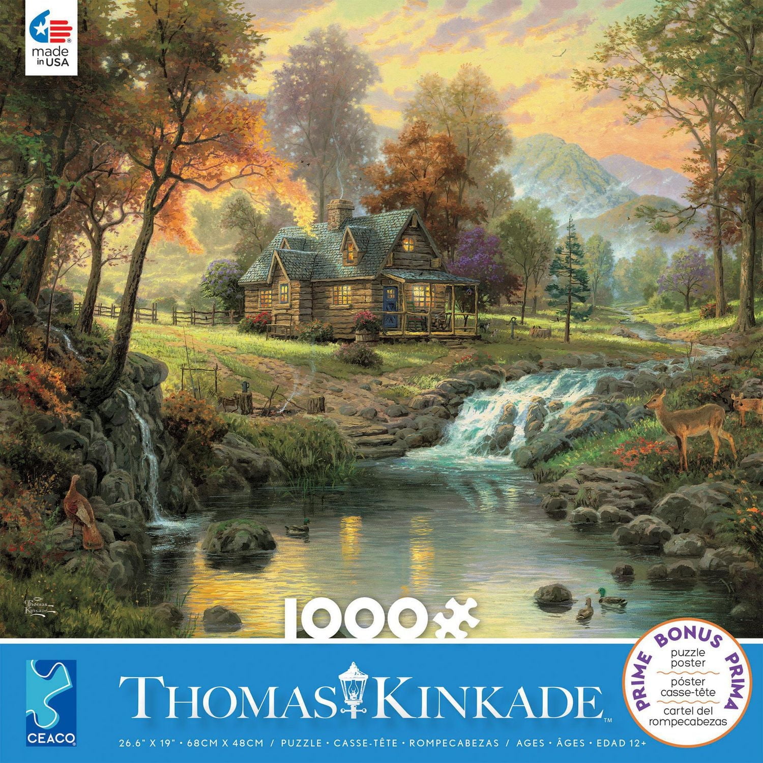 Ceaco: Thomas Kinkade - Mountain Paradise Jigsaw Puzzle (1000pc)