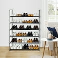 Ktaxon 6Tier Metal Sturdy Shoe Rack Shelf Shoe Tower Stand 30 Pairs Shoe Storage