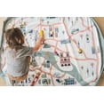 thumbnail image 5 of Play & Go - Motif Carte de Paris - Tapis de Jeu 3-en-1 - Sac de Rangement et Sac à Couches - Amusant et Interactif pour Enfants - Diamètre 140 cm - Convient aux Nouveau-nés et Tout-petits - Facile à T, 5 of 5